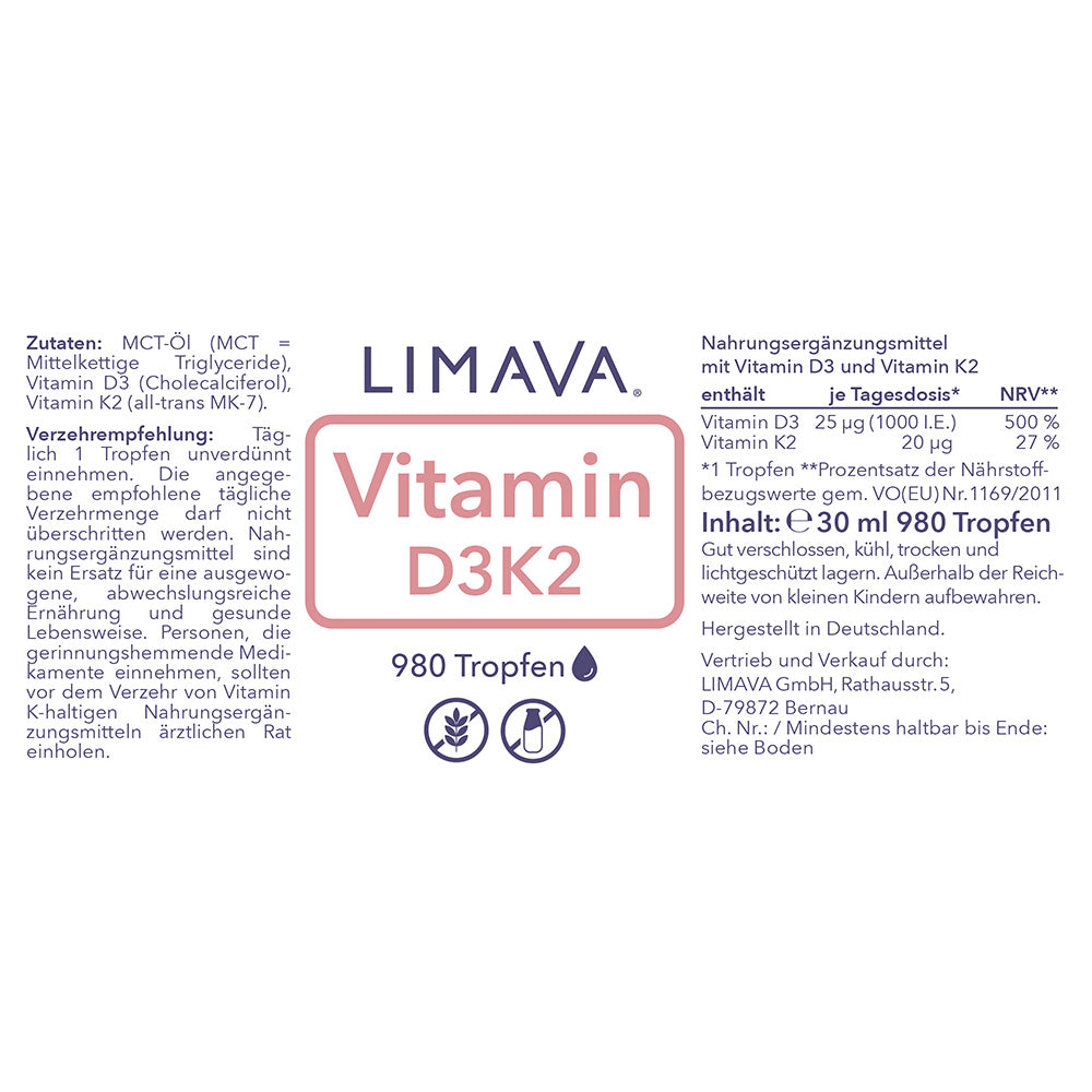 Vitamin D3K2 Tropfen