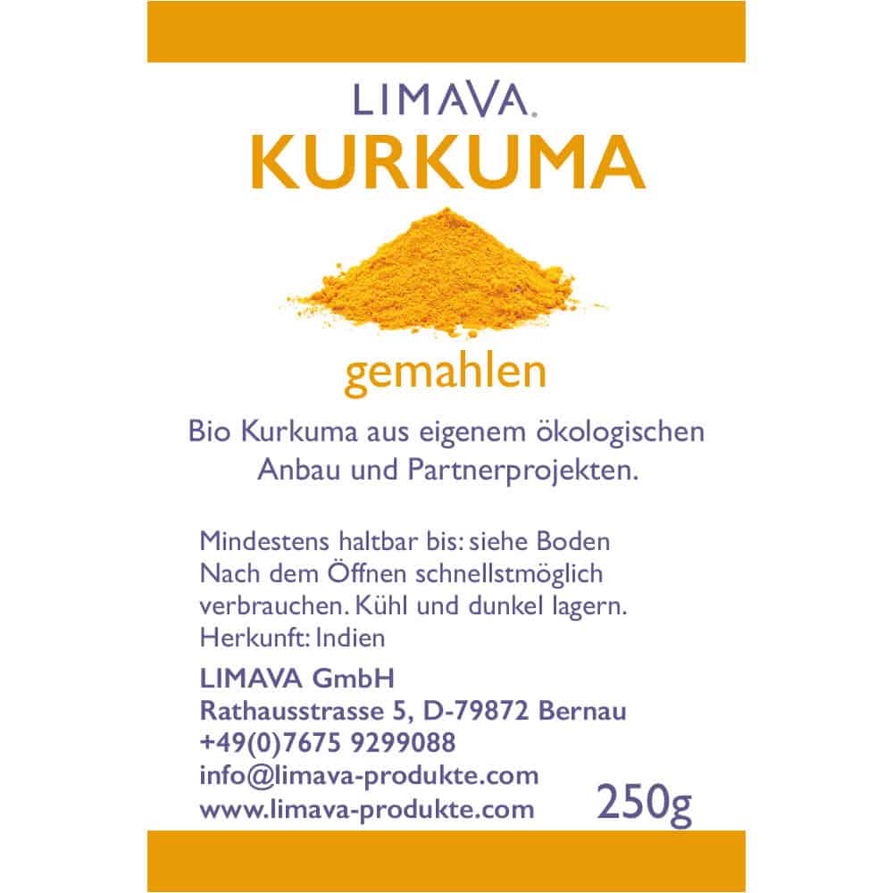 Kurkuma gemahlen (250g)